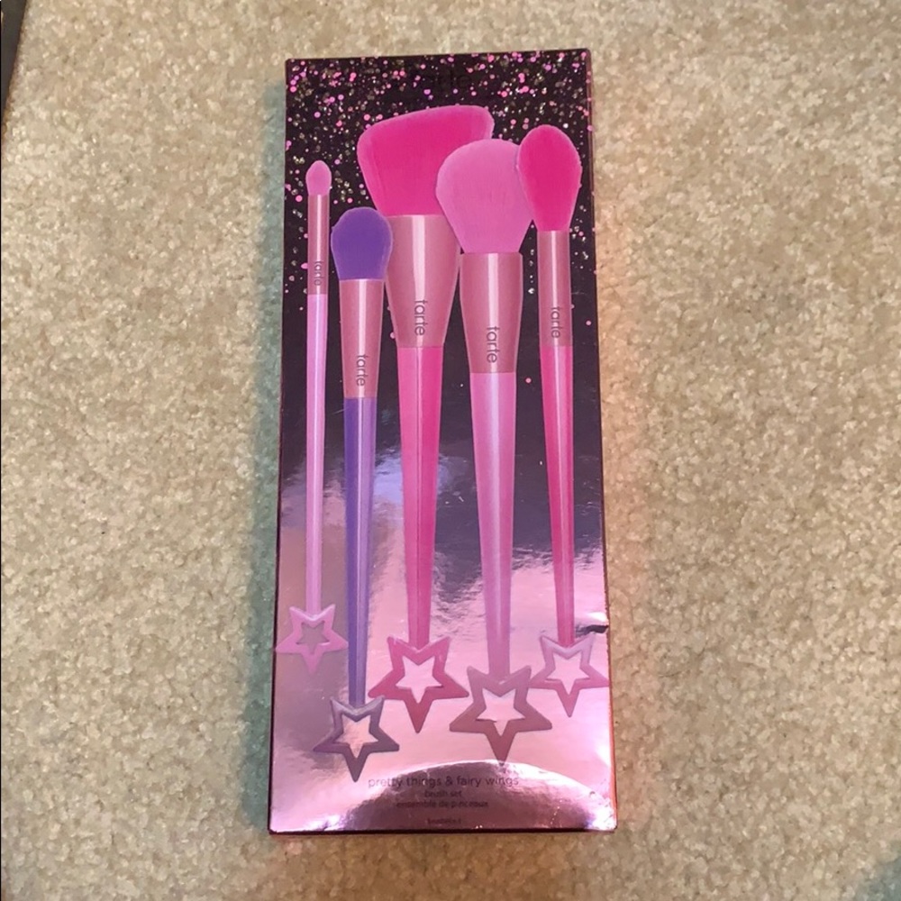 Tarte pretty things & fairy wings brush set NWT